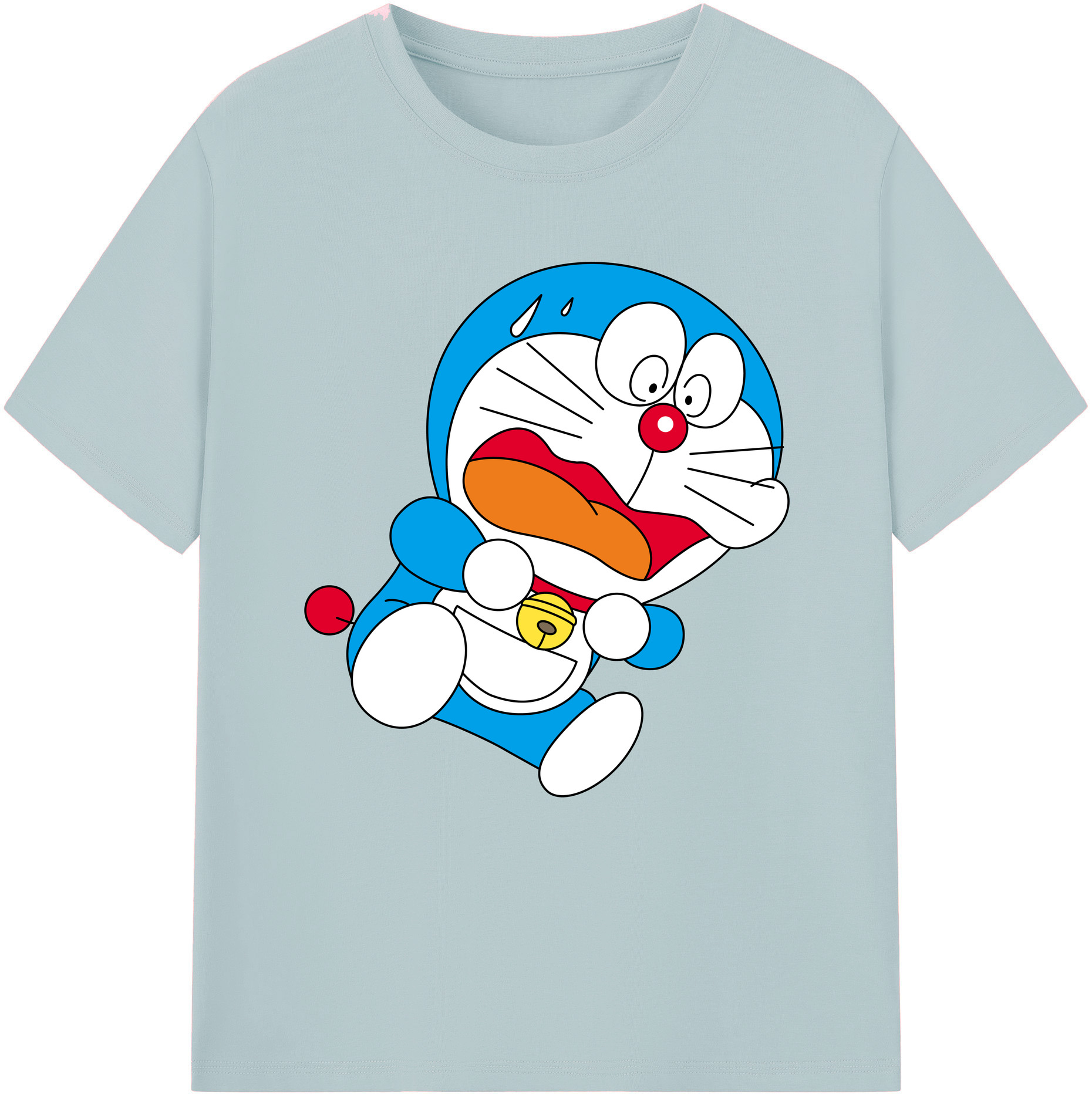 （画像用） ドラえもん Doraemon 綿100％半袖Tシャツ（フロントプリント）